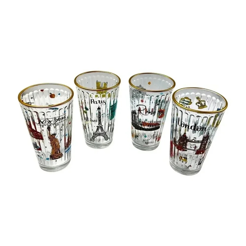 RAKLE Glasses Metropolitan Paris Rome‎ London  New York Glasses Lot 4. MCM Style